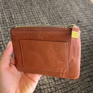 Cute genuine leather pocket wallet